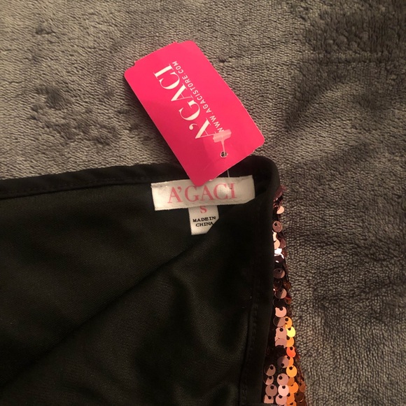 Multicolored Sequin Mini Skirt - Picture 3 of 3